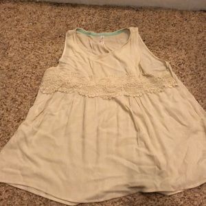 Xhilaration Cream Tank Top